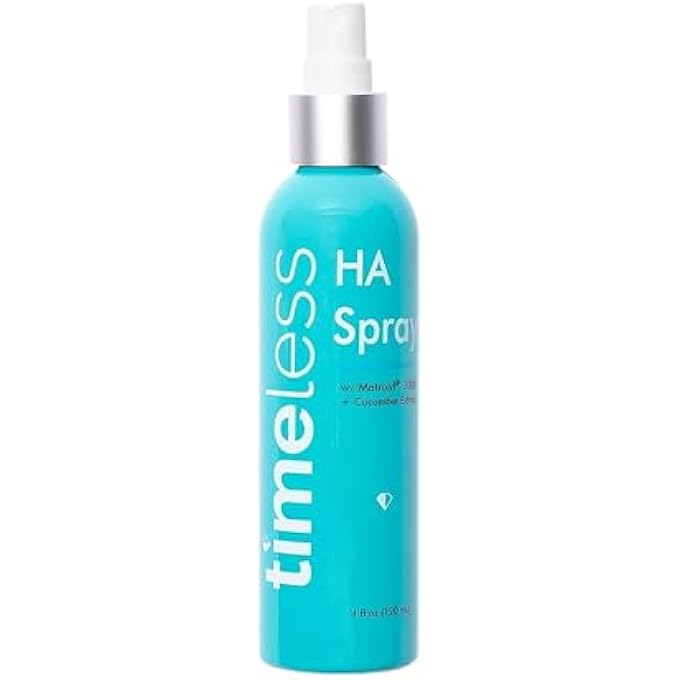 Timeless HA MATRIXYL 3000 WITH CUCUMBER SPRAY - SKIN MIST WITH HYALURONIC ACID - FRAGRANCE-FREE HYDRATING FACE SPRAY - SOOTHING MATRIXYL SKIN CARE MIST - 4 OZ - Image 1